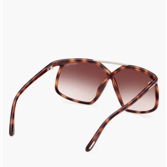 TOM FORD Meryl 64mm Gradient Polarized Oversize Square Sunglasses main image 9